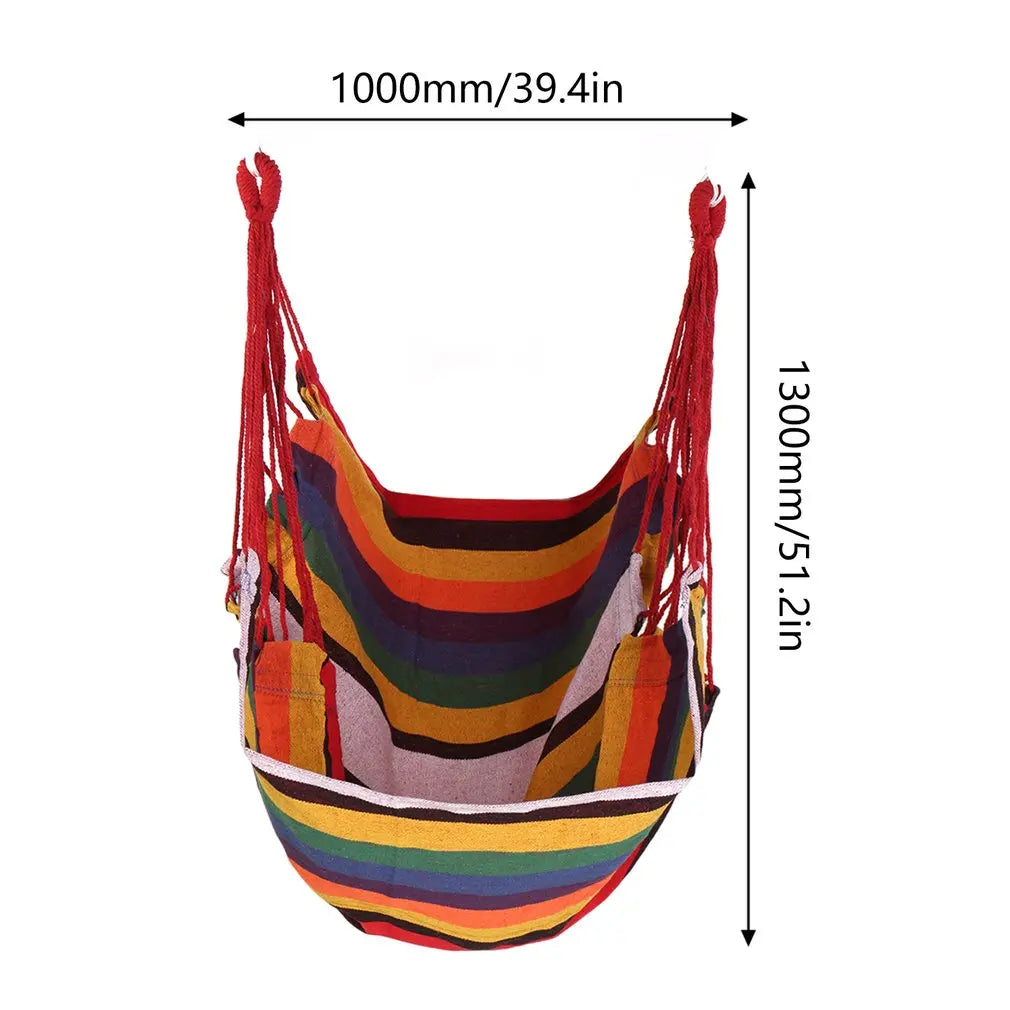 Outdoor Swing Hammock  Outdoor Garden Porch Beach Camping Travel Dormitory Hanging Chair